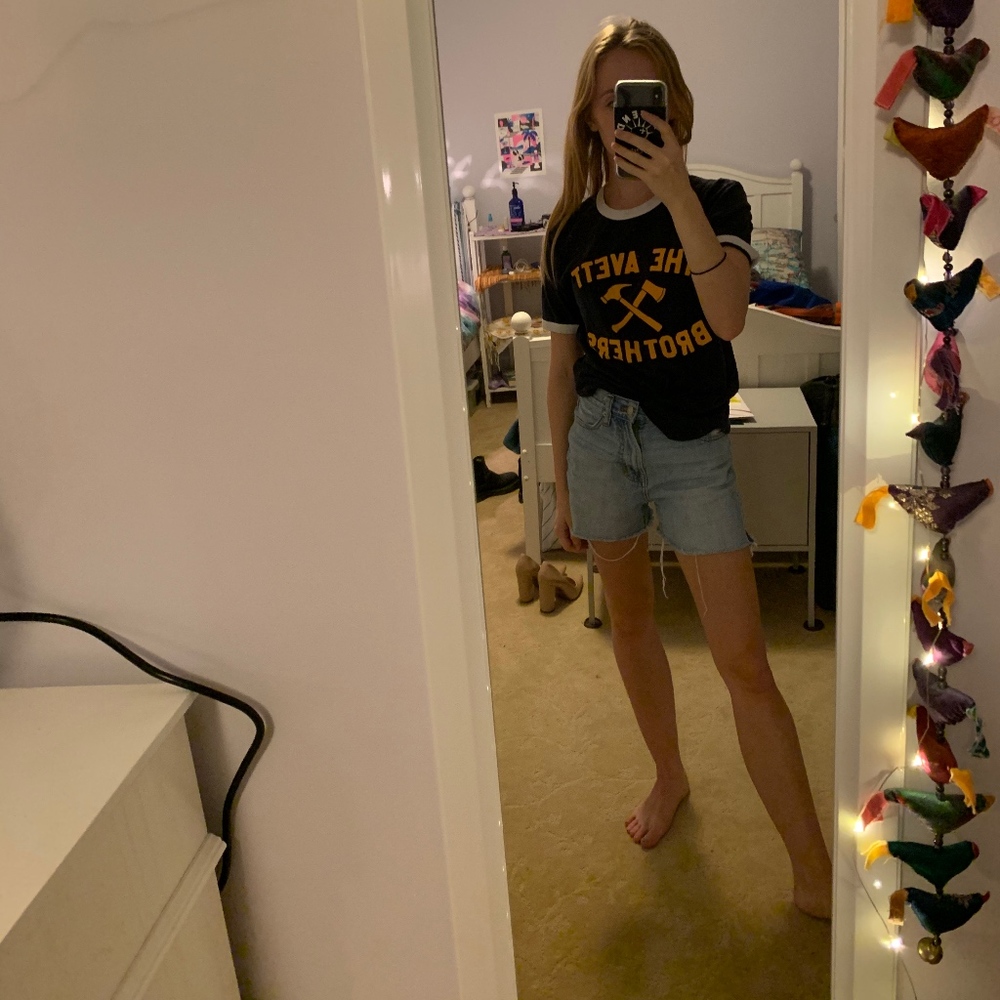 Avett Brothers Hammer and Axe Ringer Tee